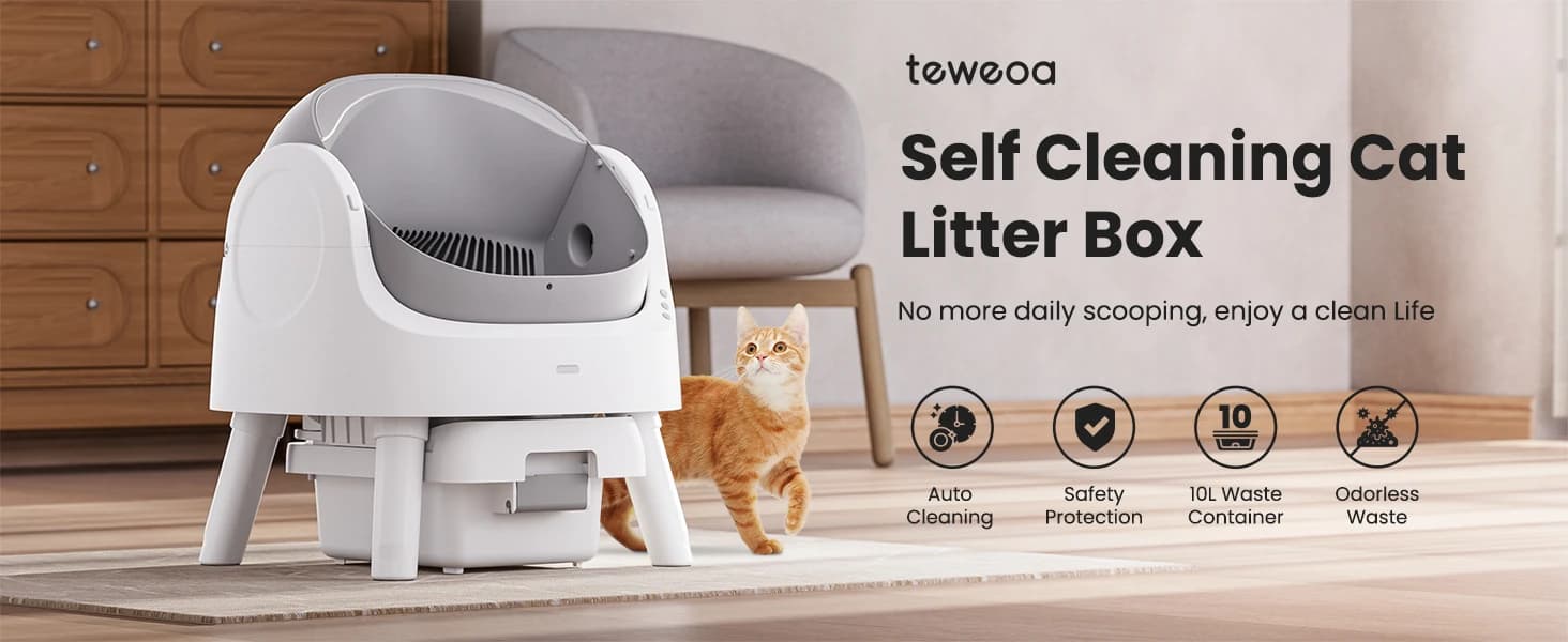 Self Cleaning Cat Litter Box — product details