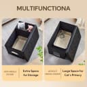 Cat Litter Box Enclosure Furniture Odor Control — Extra Large