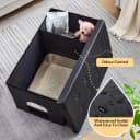 Cat Litter Box Enclosure Furniture Odor Control — Extra Large