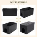Cat Litter Box Enclosure Furniture Odor Control — Extra Large
