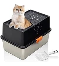 Cat Litter Box Enclosure Furniture Odor Control — Extra Large — collection imagery