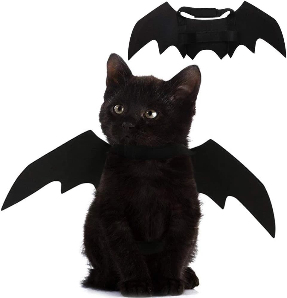 Pet Cat Bat Wings for Halloween Party Decoration