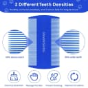 4-Pack Flea Comb for Dogs and Cats Stainless Steel Pet Grooming Comb Set