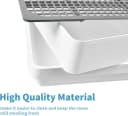 Rabbit Litter Box – Training Potty Tray for Guinea Pig and Small Pets · Spacious Grid Pan with Low Entrance