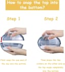 Hamster Sand Bath Container — Hamster Bathtub with Cleaning Scoop