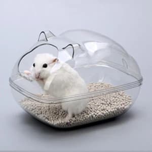 Hamster Sand Bath Container — Hamster Bathtub with Cleaning Scoop — collection imagery