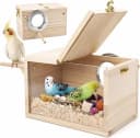 Parakeet Nesting Box — Cockatiel Bird Nest Box with Perch(S)
