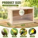 Parakeet Nesting Box — Cockatiel Bird Nest Box with Perch(S)
