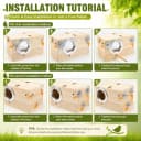 Parakeet Nesting Box — Cockatiel Bird Nest Box with Perch(S)