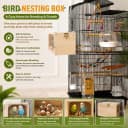 Parakeet Nesting Box — Cockatiel Bird Nest Box with Perch(S)
