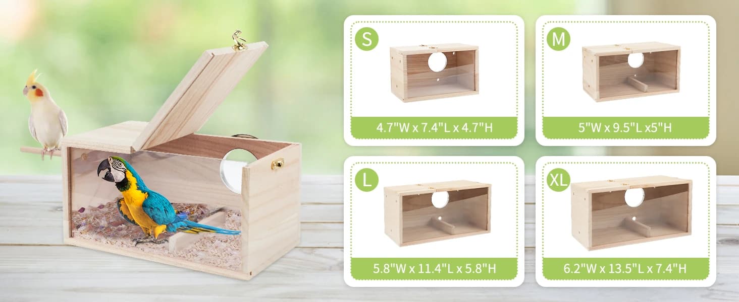 Parakeet Nesting Box — Cockatiel Bird Nest Box with Perch(S) — Reasons You’ll Love Our Bird Nesting Box