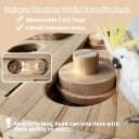 Wooden Bird Foraging Puzzle Toys for Parrots — Parakeet