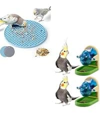 2Pcs Bird Foraging Toys — Slow Feeder Mats for Health — collection imagery