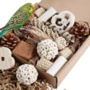 Bird Toys Parrot Toys Natural Bird Foraging Box Foot for Parakeets