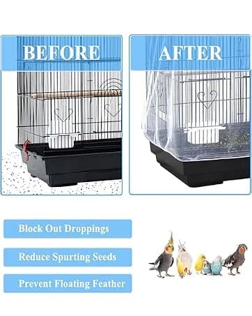Bird Cage Seed Catcher — Universal Bird Cage Cover Skirt — collection imagery