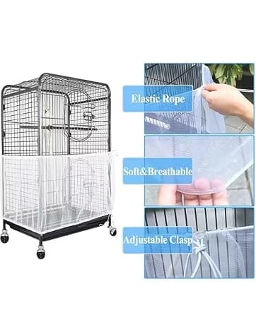 Bird Cage Seed Catcher — Universal Bird Cage Cover Skirt — collection imagery