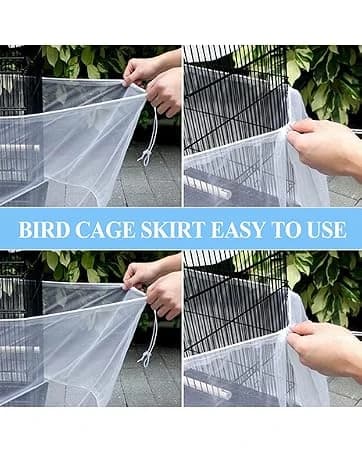 Bird Cage Seed Catcher — Universal Bird Cage Cover Skirt — collection imagery