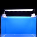 Aquarium Background Blue Black Fish Tank Background Picture 2 Sides Fish Backdrop for Aquarium Wallpaper 24" x 71"