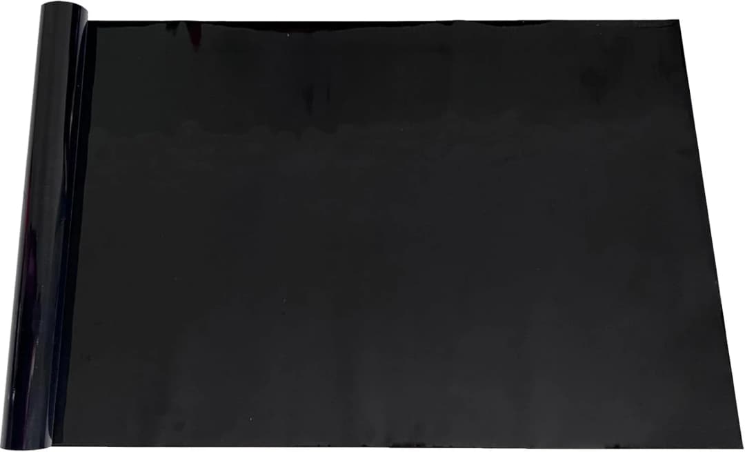 Black Aquarium Background Fish Tank Film — Static Cling