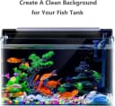 Black Aquarium Background Fish Tank Film — Static Cling