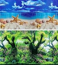 Black Aquarium Background Fish Tank Film — Static Cling — collection imagery