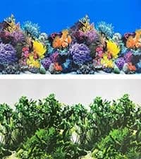 Black Aquarium Background Fish Tank Film — Static Cling — collection imagery