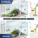 Gravel Vacuum for Aquarium Water Changer Fish Tank Cleaning Tools — Siphon Universal Quick Pump Aquarium Water