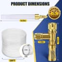 Gravel Vacuum for Aquarium Water Changer Fish Tank Cleaning Tools — Siphon Universal Quick Pump Aquarium Water