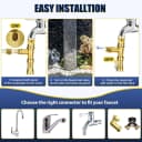 Gravel Vacuum for Aquarium Water Changer Fish Tank Cleaning Tools — Siphon Universal Quick Pump Aquarium Water