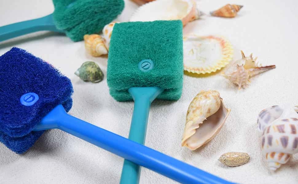 3 PCS Double-Sided Aquarium Fish Tank Algae Cleaning Brush with Non-Slip Handle — product details