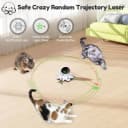Cat Laser Toy — 2-in-1 Interactive Automatic Motion Activated Moving 8 Holes Whack A Mole Feather