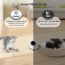 Cat Laser Toy — 2-in-1 Interactive Automatic Motion Activated Moving 8 Holes Whack A Mole Feather