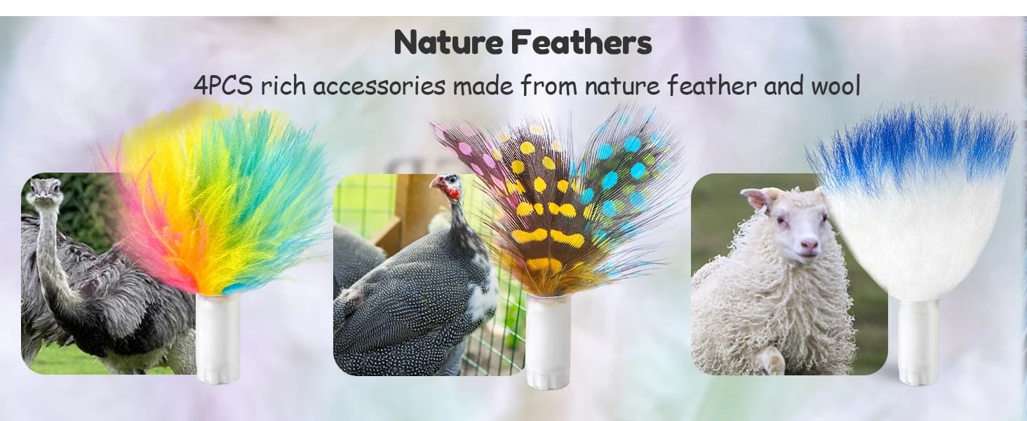Cat Laser Toy — 2-in-1 Interactive Automatic Motion Activated Moving 8 Holes Whack A Mole Feather — collection imagery