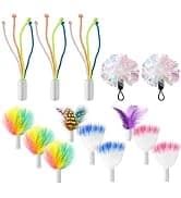 Cat Laser Toy — 2-in-1 Interactive Automatic Motion Activated Moving 8 Holes Whack A Mole Feather — collection imagery