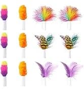 Cat Laser Toy — 2-in-1 Interactive Automatic Motion Activated Moving 8 Holes Whack A Mole Feather — collection imagery