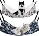 Cat Hammock for Cage Hanging Reversible 2Pack