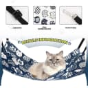 Cat Hammock for Cage Hanging Reversible 2Pack