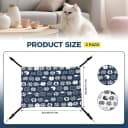 Cat Hammock for Cage Hanging Reversible 2Pack