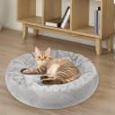 Small Dog Bed Cat Bed with Hooded Blanket