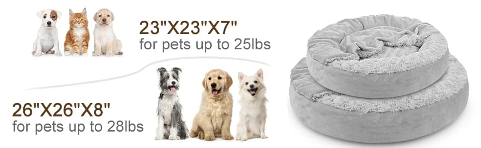 Small Dog Bed Cat Bed with Hooded Blanket — collection imagery