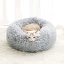 Cat Bed for Indoor Cats — Mini Plush Self Warming Kitten Bed