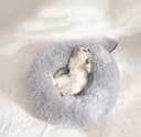 Cat Bed for Indoor Cats — Mini Plush Self Warming Kitten Bed