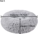 Cat Bed for Indoor Cats — Mini Plush Self Warming Kitten Bed