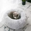 Cat Bed for Indoor Cats — Mini Plush Self Warming Kitten Bed