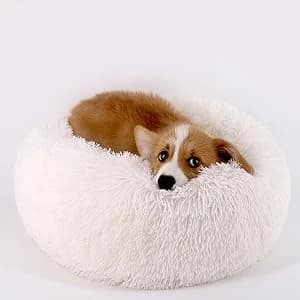 Cat Bed for Indoor Cats — Mini Plush Self Warming Kitten Bed — Choose size