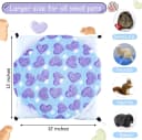 2 Pcs Guinea Pig Rat Hammock for Pet — Purple