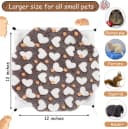 2 Pcs Guinea Pig Rat Hammock for Pet — Purple
