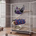 Ferret Rat Hammock Tunnel for Cage Guinea Pig Hideout Toy Bed