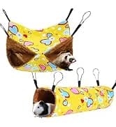 Ferret Rat Hammock Tunnel for Cage Guinea Pig Hideout Toy Bed — collection imagery