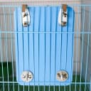 7" Bird Mirror with Rope Perch Bird Toys Swing